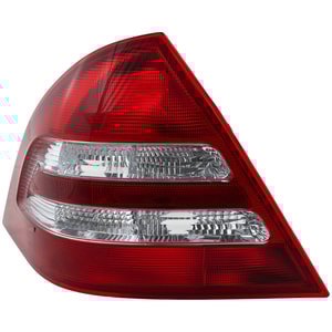 Tail Light for Mercedes-Benz C-Class 2001-2004 Left Driver, Lens and Housing, Sedan, (203) Chassis, Replacement