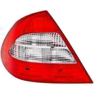 Tail Light for Mercedes-Benz E-Class Sedan 2007-2009, Left Driver, Lens and Housing, Halogen, without Appearance Package, Replacement