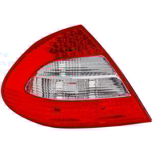 LED Tail Light for Mercedes-Benz E-Class 2007-2009 Sedan, Left Driver Side, Lens and Housing with Appearance Package, Replacement