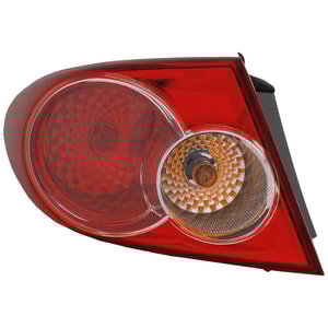 Tail Light Assembly for Mazda 6 Hatchback/Sedan (2003-2005), Right Passenger Outer, Factory Installed, Replacement