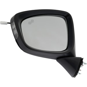 Power Mirror for Mazda CX-5 2014-2015, Left Driver, Manual Folding, Non-Heated, Paintable, Touring Model, with Blind Spot Detection in Glass and In-housing Signal Light, without Auto Dimming and Memory, Replacement