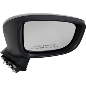 Power Mirror for Mazda 3 2017-2018, Right Passenger Side, Manual Folding, Non-Heated, Paintable, with Signal Light, without Blind Spot Detection and Memory, for Mexico Built Vehicle, Replacement