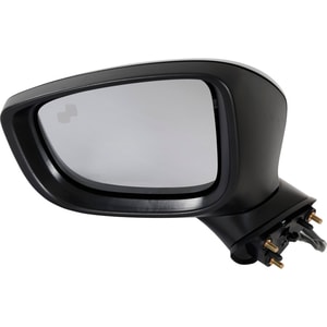 Power Mirror for Mazda CX-5 2017-2023, Left Driver, Manual Folding, Non-Heated, Paintable, with Blind Spot Detection and Signal Light, without Auto Dimming and Memory, Replacement