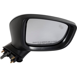 Power Mirror for Mazda CX-5 2017-2023, Right Passenger, Manual Folding, Non-Heated, Paintable, with Blind Spot Detection and Signal Light, without Auto Dimming and Memory, Replacement