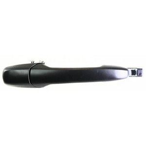 Right Passenger Rear Outer Door Handle for 2003 - 2008 Mazda 6 GS, GT, S, i Models, Ebony Black, OEM Code NN, GK2A72410ENN Replacement