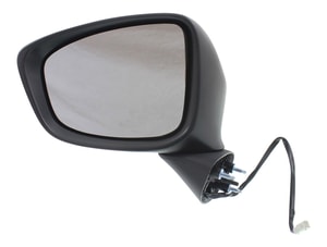 Power Mirror for Mazda CX-5 2013-2015, Left Driver Side, Manual Folding, Heated, Paintable, with In-Housing Signal Light, without Auto Dimming, Blind Spot Detection, and Memory, Replacement