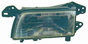 Right Passenger Headlight Assembly for 1989 - 1995 Mazda MPV, Front Headlight Assembly Replacement Housing, Lens, Cover, Composite;  8BL151030A, Replacement