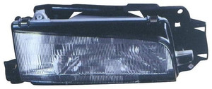 Right Passenger Headlight Assembly for 1990-1995 Mazda Protege, Front Replacement Headlight Housing, Lens, Cover - Side S, from 7/1/93; Composite;  8DBR51030B, Replacement
