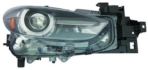 2017 - 2018 Mazda 3 Headlight Assembly - Right Passenger