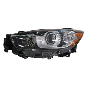 Headlight for Mazda CX-5 2013-2015, Left Driver Lens and Housing, Xenon without HID Kit, with Adaptive Frontlighting System, CAPA-Certified, Replacement