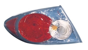 Left Driver Rear Tail Light Assembly for 2006 - 2008 Mazda 6, Outer Side, 4 Door Sedan, Naturally Aspirated, Standard Type, Factory Installed, OEM GP7A51160, Replacement