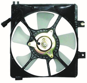 A/C Condenser Fan for 1993 - 1995 Mazda 626 (2.0L L4), CRONOS Edition; Includes Motor, Blade, Shroud; Applies Till 3/16/95;  GA2A61710A, Replacement