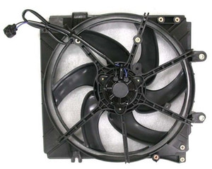 Radiator Cooling Fan Assembly for 1998 - 1999 Mazda 626 2.0L L4 Engine, Includes Motor/Blade/Shroud, Main Cooling Fan,  FSD715025B, Replacement