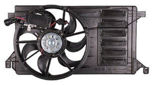 Radiator Cooling Fan Assembly for 2010 - 2011 Mazda 3, 2.3L L4 Engine,  R2AH15025G, Replacement