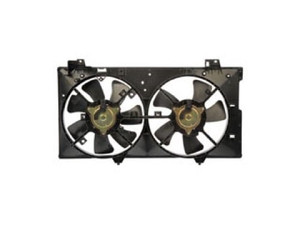 Radiator Cooling Fan Assembly for 2003 - 2008 Mazda 6 Engine, without Control Unit, Motor/Blade/Shroud Assembly, AJ5715210C-PFM Replacement