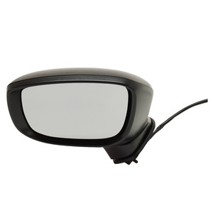 Power Mirror for Mazda CX-5 2017-2018, Left Driver Side, Manual Folding, Heated, Paintable, with In-Housing Signal Light, without Blind Spot Detection, Auto-Dimming, Memory, Replacement