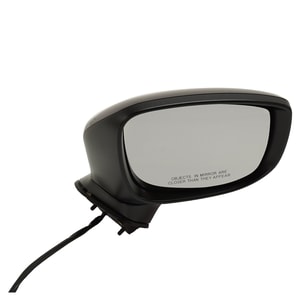Power Mirror for Mazda CX-5 2017-2018, Right Passenger, Manual Folding, Heated, Paintable, with In-housing Signal Light, without Blind Spot Detection, Auto-Dimming, Memory, Replacement