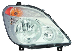 Headlight Assembly for Mercedes Benz Sprinter 2010-2013, Right Passenger Side, Halogen, CAPA-Certified, Replacement