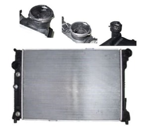 Radiator Assembly for 2010 - 2018 Mercedes-Benz E350, 3.5L V6, Sedan/Coupe/Convertible, Various Body Codes, Replacement, W212/C207/A207,  2045003603