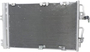 A/C Condenser for 2006 - 2008 Mercedes Benz SLK280, From 4-28-06,  1715000154, Replacement