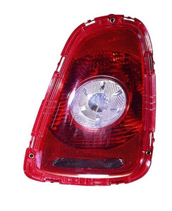 Right Passenger Tail Light Assembly for 2007 - 2010 Mini Cooper, Replacement Rear Tail Light Cover with Clear Lens,  63212757012