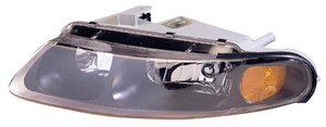 Right Passenger Headlight Assembly for 1997 - 2000 Dodge Avenger, Front Headlight Assembly Replacement Housing/Lens/Cover, Composite;  MR485680, Replacement