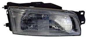 Front Headlight Assembly for 1993 - 1996 Mitsubishi Mirage, Right Passenger Side, 4 Door Sedan, Composite OEM Replacement MB912960