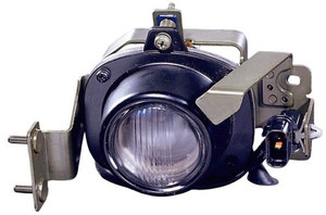 Fog Light Assembly for 1998 - 2000 Mitsubishi Montero, Left Driver Side Replacement Housing, Lens, Cover, includes Bulb & Socket,  MR391889, Replacement