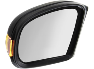 Power Mirror for Mercedes-Benz S-Class (2000-2002), Left Driver, Power Folding, Heated, Paintable, with Memory and Signal Light, Replacement
