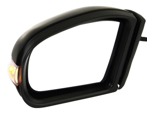 Power Mirror for Mercedes E-Class 2003-2006, Left Driver, Manual Folding, Heated, Paintable, w/ In-housing Signal Light & Memory, w/o Auto Dimming & Blind Spot Detection, Sedan/Wagon, New Body Style, Replacement