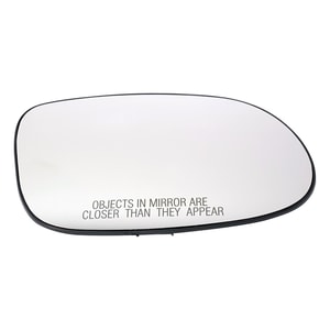 Heated Mirror Glass with Backing Plate, Right Passenger, without Thermostat for Mercedes SL500/SL600 (1999-2002), SLK230 (1998-2000), CLK320/CLK430 (1998-1999), Replacement