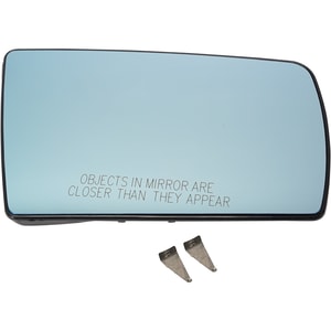Heated Mirror Glass with Backing Plate for Mercedes C-Class (1994-2000) and S-Class (1996-1999), Right Passenger Side, Replacement