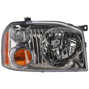 Headlight Assembly for Nissan Frontier 2001-2004, Right Passenger, Halogen, Compatible with SC/SE/SVE Models, Replacement