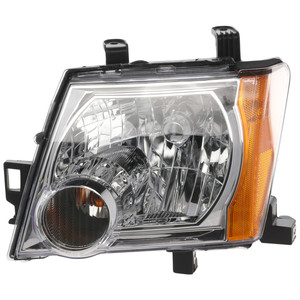 Headlight Assembly for Nissan XTERRA 2005-2015, Left Driver, Halogen, Excluding S/X Models 2009-2015, Replacement