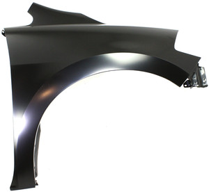 Front Fender for Nissan Versa 2007-2012, Right Passenger, Primed (Ready to Paint), Hatchback/(Sedan 2007-2011), Steel, without Signal Light Hole, Replacement