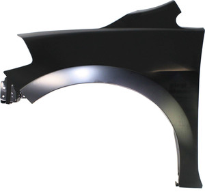 Front Fender for Nissan Versa 2007-2012, Left Driver, Primed (Ready to Paint), Suitable for Hatchback/Sedan (2007-2011), Steel, without Signal Light Hole, Replacement (CAPA Certified)