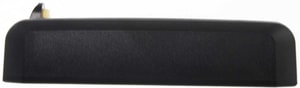 Front Exterior Door Handle for 1986-1997 Nissan Pickup, Right Passenger, Plastic, Textured Black, Without Keyhole, Replacement