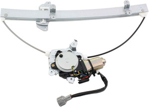 Power Front Window Regulator with Motor for Infiniti I30 (2000-2001), Infiniti I35 (2002-2004), Left Driver, 6 Pins, Replacement