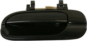 Rear Exterior Door Handle for Nissan Sentra 2000-2006, Left Driver Side, Smooth Black Plastic, Replacement