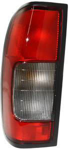 Tail Light Assembly for 2002-2004 Nissan Frontier, Left Driver Side, Red & Smoked Lens, Replacement