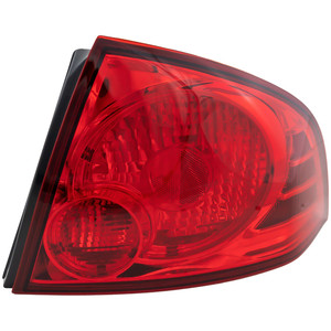Tail Light Assembly for Nissan Sentra Base/S Models, Right Passenger Side, Fits 2004-2006, Replacement
