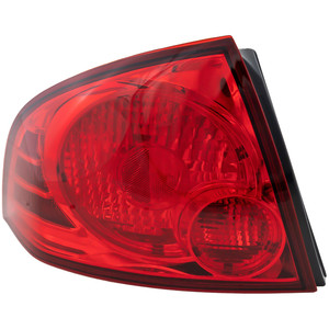 Tail Light Assembly for Nissan Sentra Base/S Models, Left Driver, for 2004-2006, Replacement