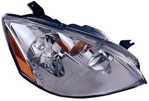 2002 - 2004 Nissan Altima Front Headlight Assembly Replacement Housing / Lens / Cover - Right Passenger Side