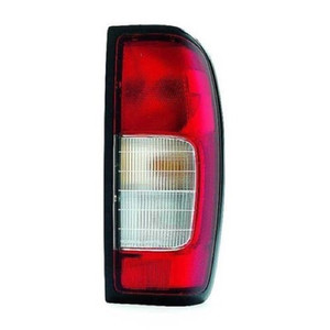 Left Driver Rear Tail Light Assembly for 1998 - 2000 Nissan Frontier, Crew Cab Pickup; 4WD (Four-Wheel Drive), Replacement,  265553S525