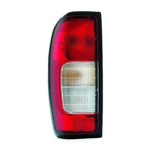 Right Passenger Rear Light Assembly for 1998 - 2000 Nissan Frontier, Replacement Tail Light Lens/Cover, Crew Cab Pickup; 4WD (Four-Wheel Drive),  265503S525