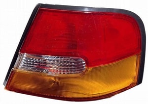 Right Passenger Tail Light Assembly Replacement for 1998 - 1999 Nissan Altima (GLE, GXE, SE, XE), Red Lens Cover,  265509E025, Replacement