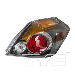 Right Passenger Tail Light Assembly for 2007 - 2012 Nissan Altima, Rear Light,  26550ZN50A, Replacement