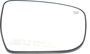 Heated Mirror Glass with Backing Plate for Nissan Murano (2015-2023), Pathfinder (2017-2020), Rogue (2014-2020), Right Passenger, Replacement