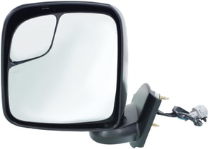 Power Mirror for Nissan NV200 2013-2021, Left Driver, Non-Towing, Manual Folding, Heated, Textured, w/o Appearance Package, SV Model, Replacement