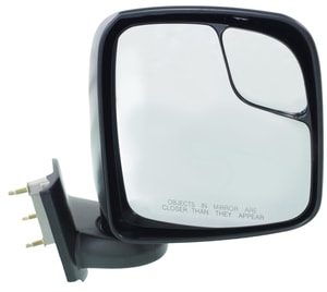 Mirror Right Passenger for Nissan NV200 2013-2021, S Model, Manual Adjust & Manual Folding, Non-Towing, Non-Heated, Textured, Replacement